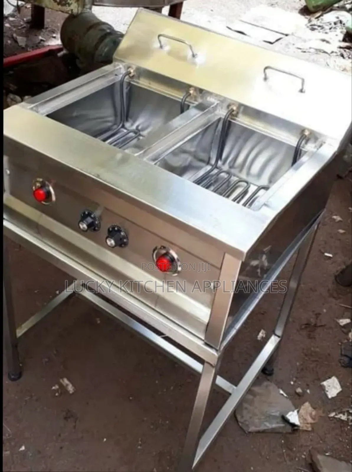 Stainless Steel Heavy Duty Quality Chips Fryer.