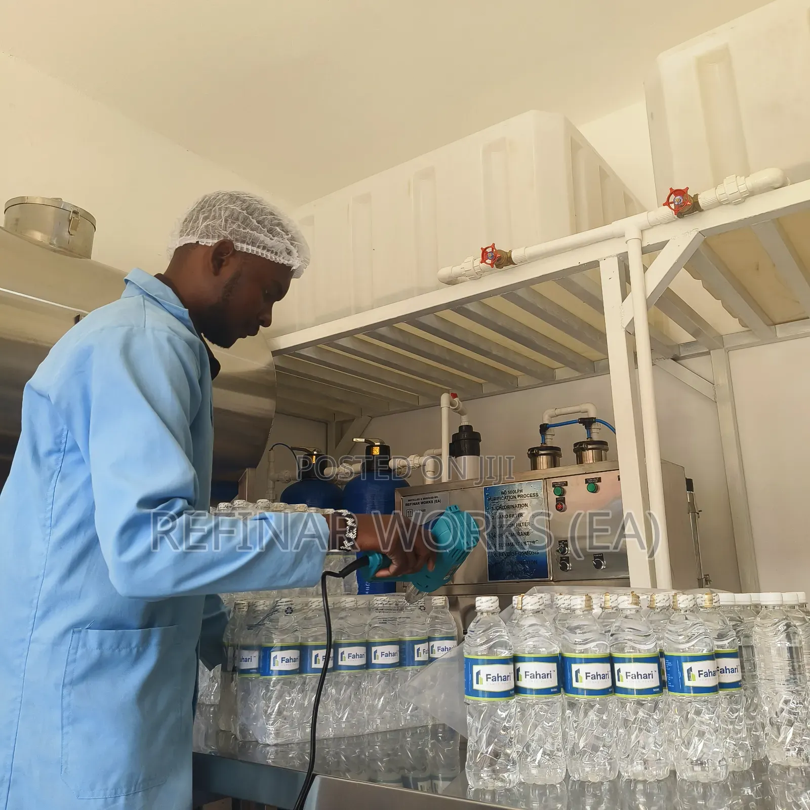 Hygienic Water Treatment Systems for Refill Stations Bottling Plants