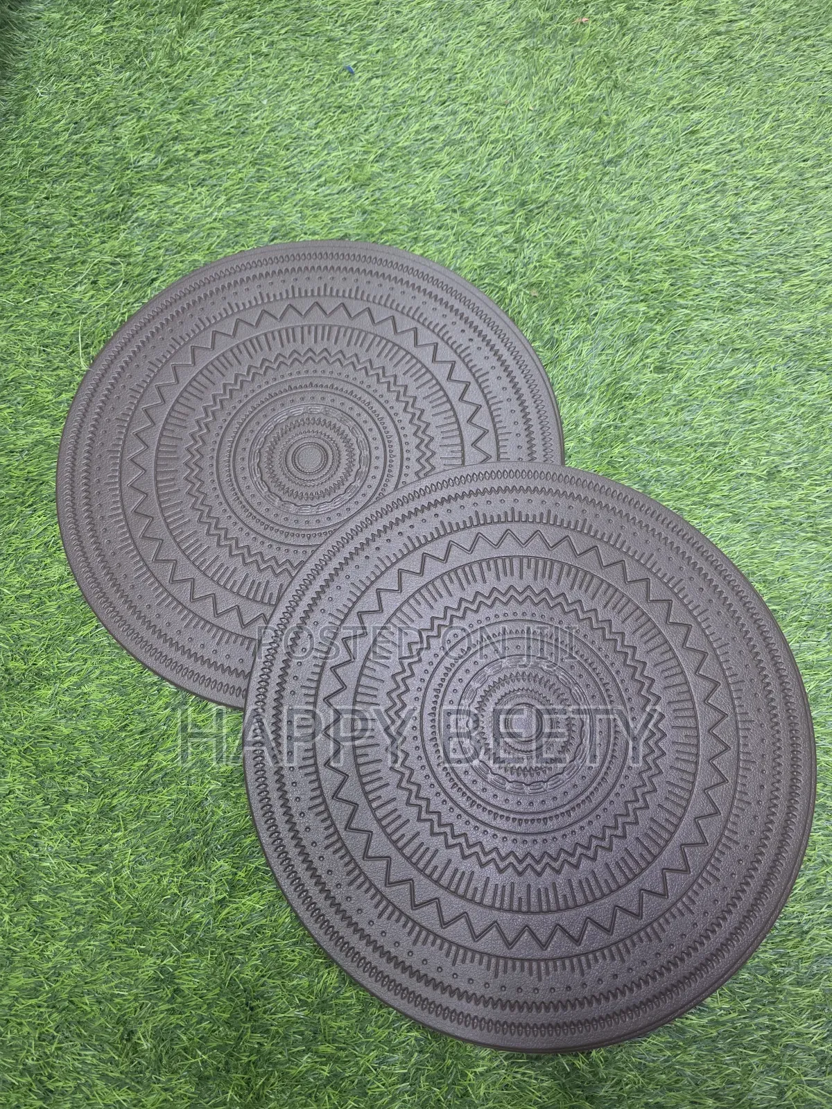 Pvc Bohem Style Embossed Placemats