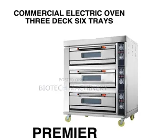 Commercial Electric Oven Three Deck Six Trays