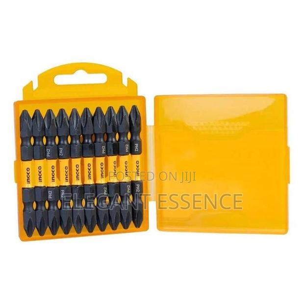Ingco Impact Screwdriver Bit 65mm 10pcs/Set - thumbnail 2