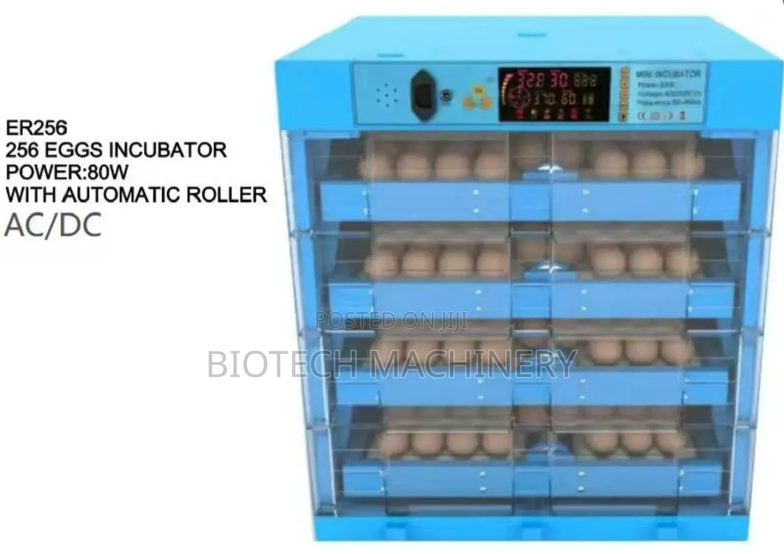 256 Eggs Incubator