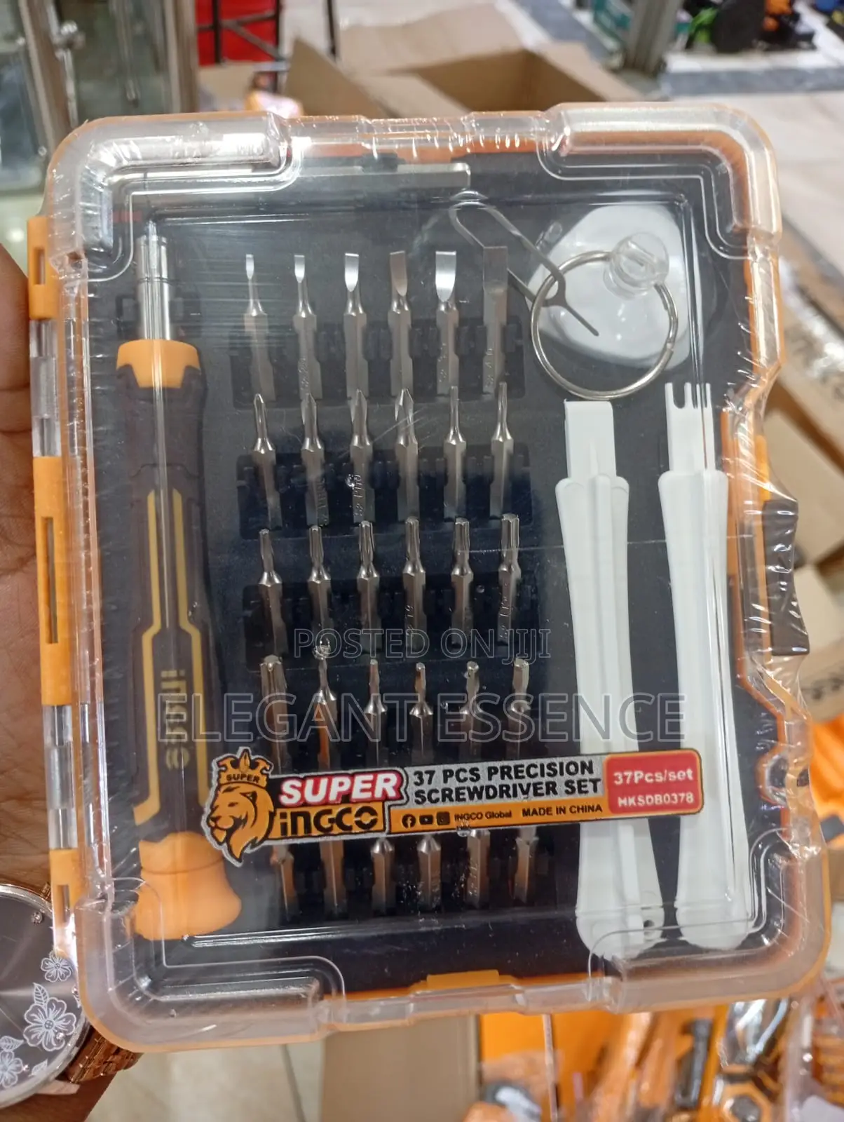 37pcs Precision Screwdrivers Durable Long-Lasting Bits Tips