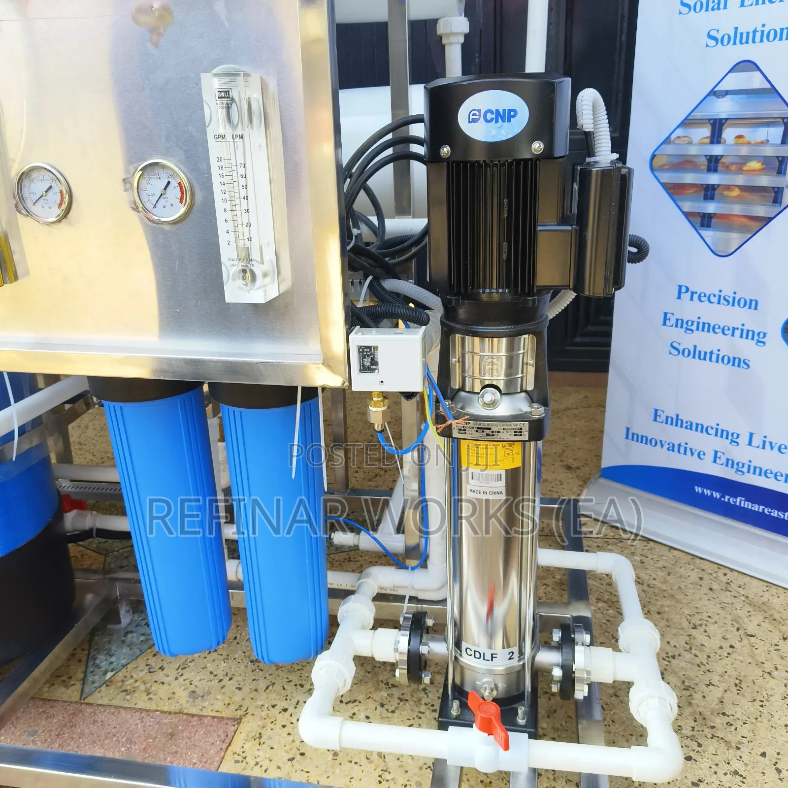 Professional Water Treatment Equipment for Bottling Refill Stations