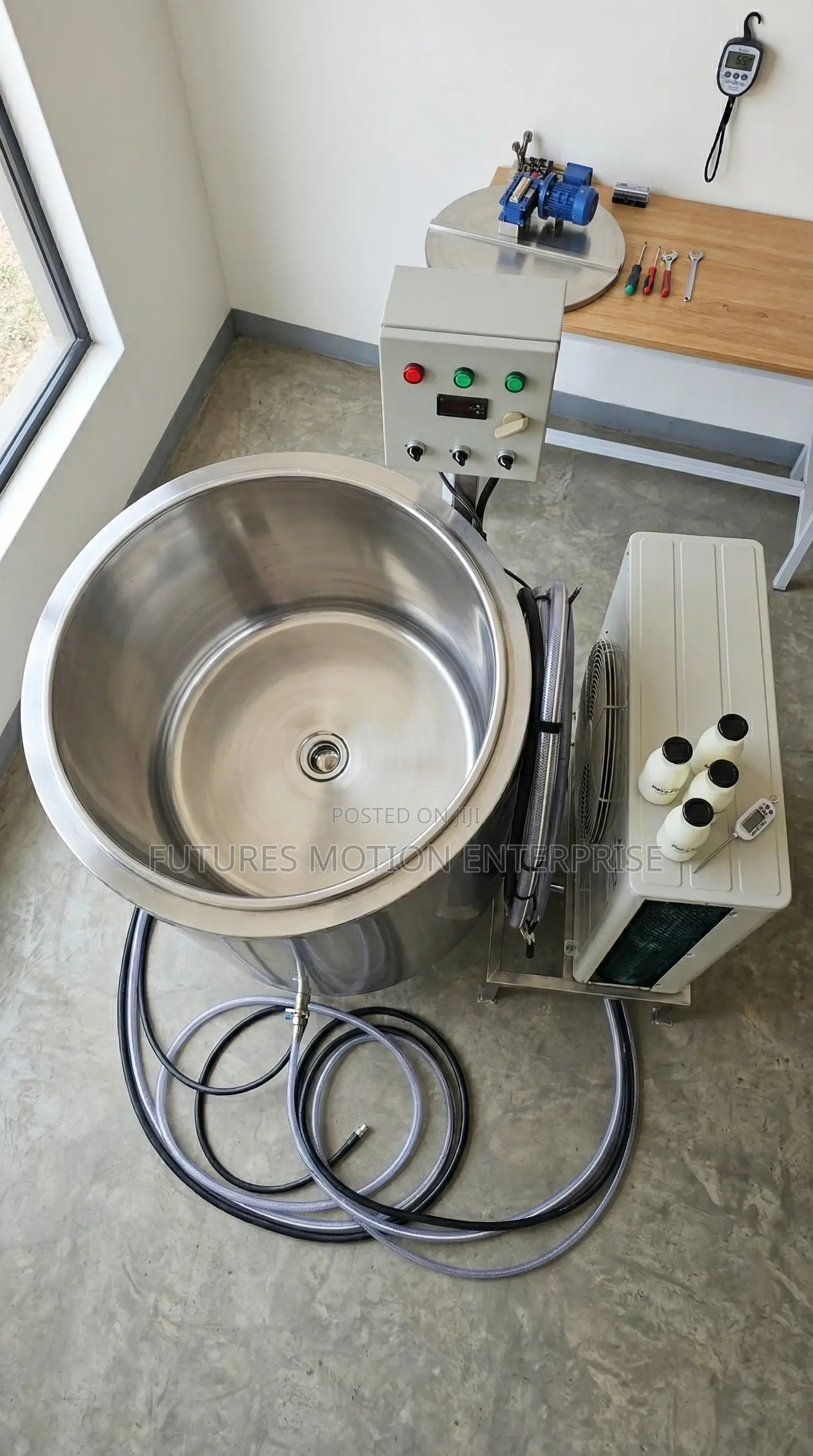 Industrial Milk Chiller for Yogurt Dairy Processing