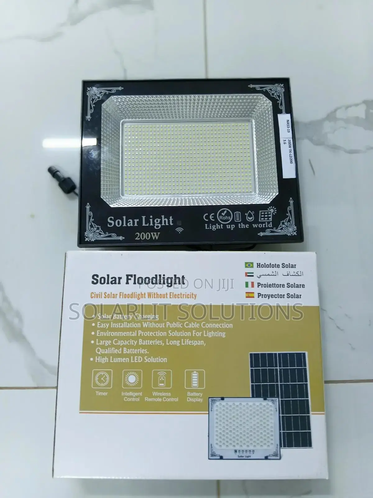 200w Solar Floodlight