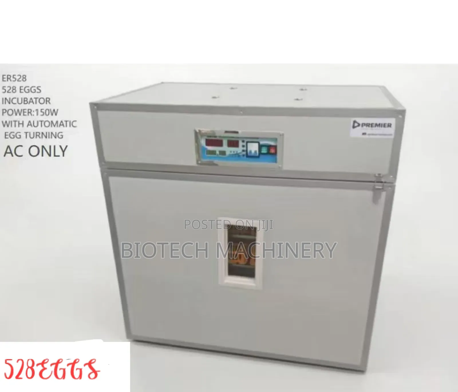 528 Eggs Incubator