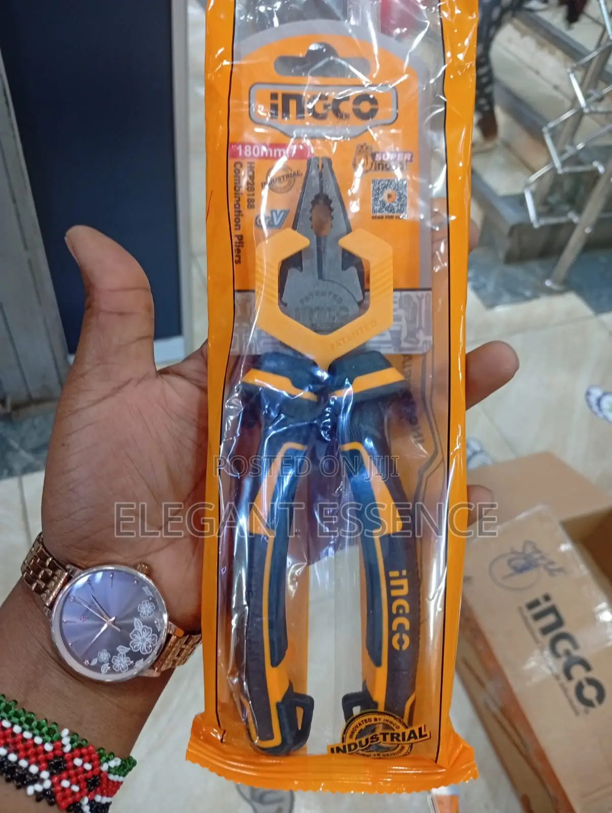 Ingco Hcp28188 Combination Pliers "Size:7""/180mm