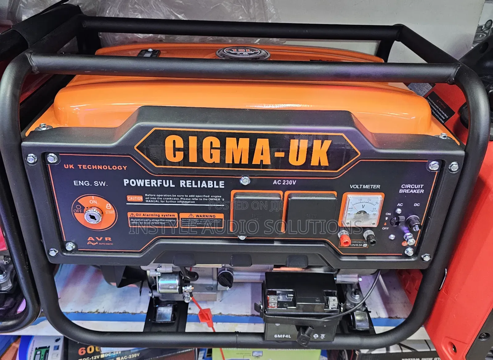 3 7kva Petrol Engine Keystart Cigma Uk Generator