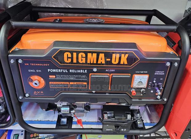 3 7kva Petrol Engine Keystart Cigma Uk Generator