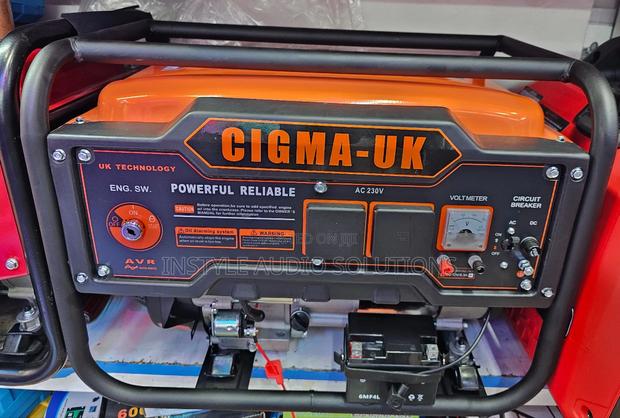 3 7kva Petrol Engine Keystart Cigma Uk Generator - thumbnail 4