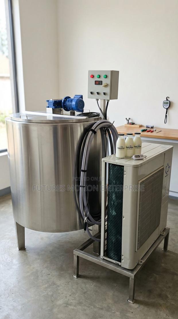 Industrial Milk Chiller Litres – Stainless Steel Cooling Tank