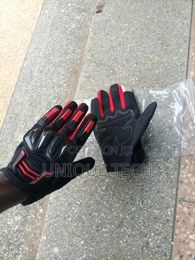 Motorcycle Canvas Riding Gloves - main view