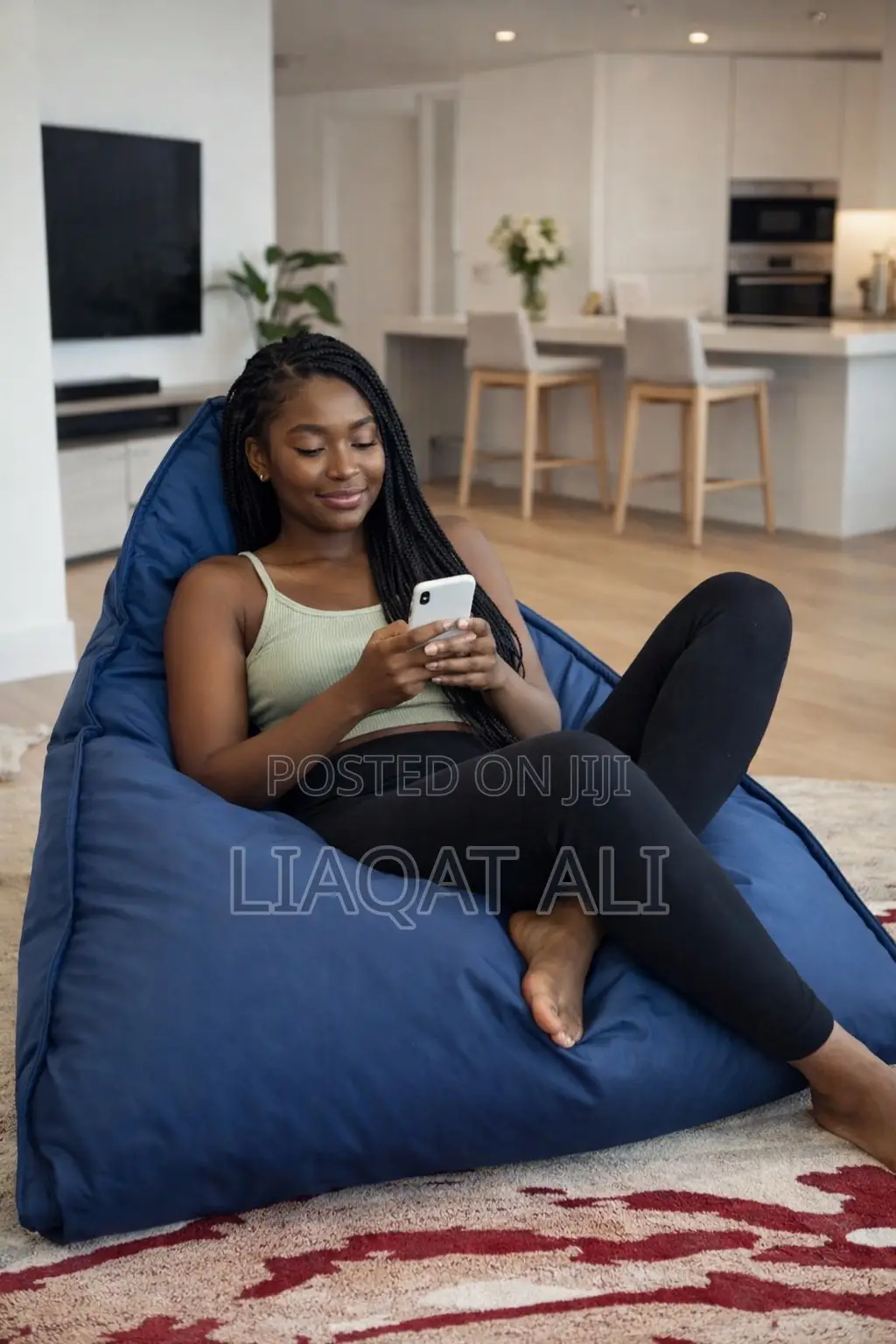 Triangle Modern Bean Bag Sofa