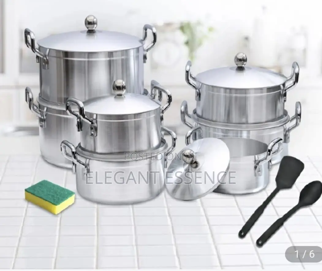 Tc Aluminium Cookware Set 17pcs.