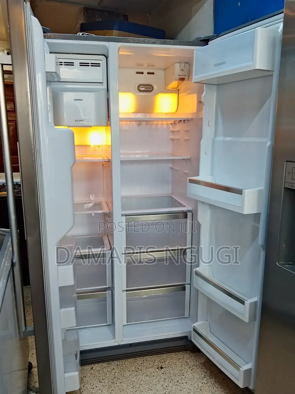 600litres Side by Side Refrigerator