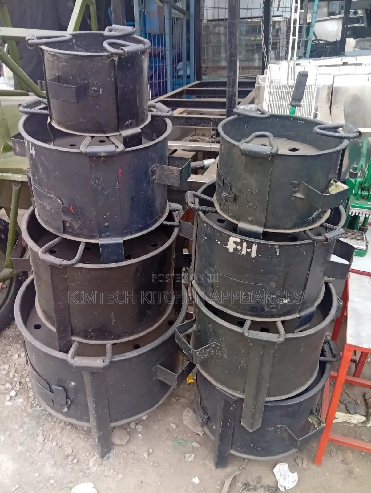 Heavy Duty Metallic Mild Steel Charcoal Jiko
