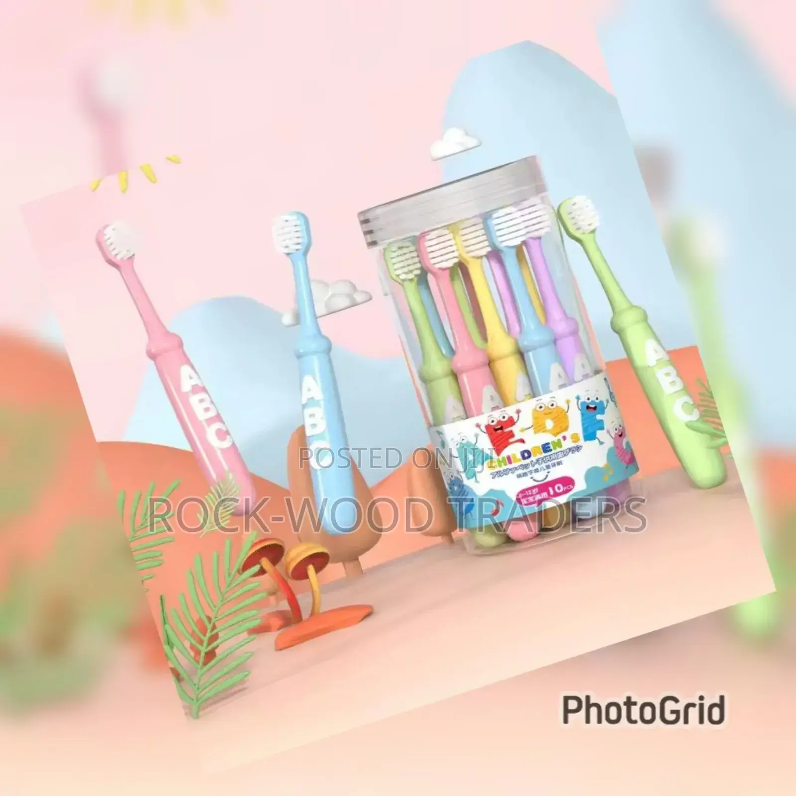 10pcs Cute Children Toothbrush