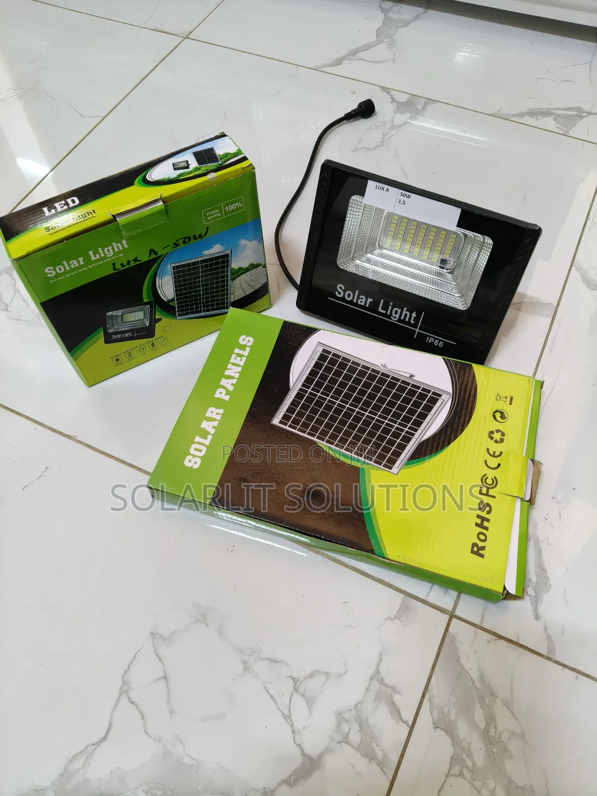 High-Powered 50w Solar Led Floodlight for Home and Yard
