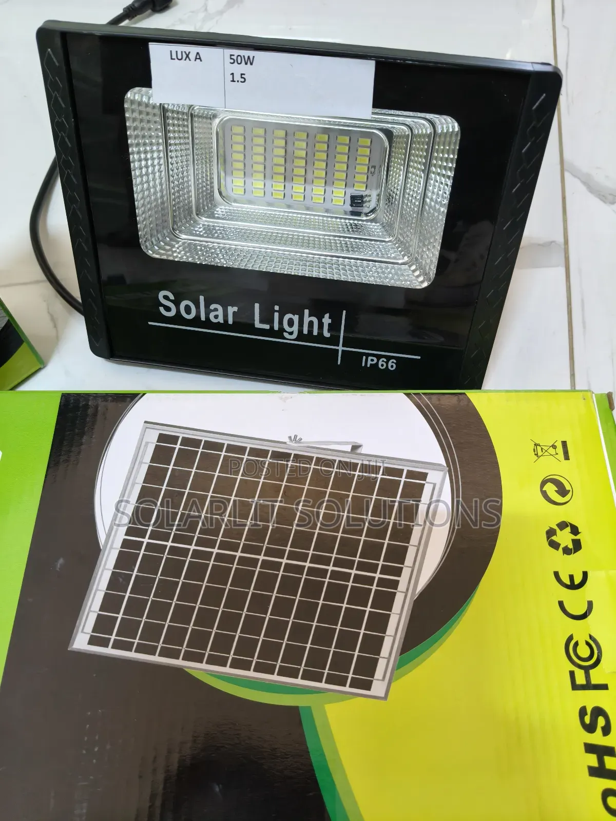 50w Solar Floodlight That Works Rain or Shine