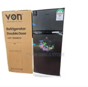 Von Double Door Fridge 125ltrs Direct Cool