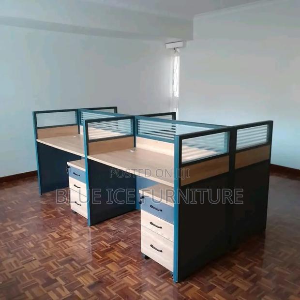 Space Saving 4 Way Workstation - main view