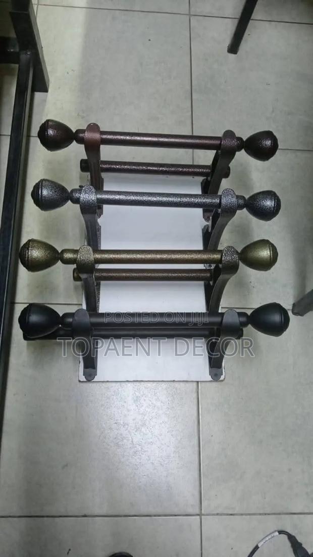 Reliable Structure,Elevated Look With Powder Coated Curtain Rods
