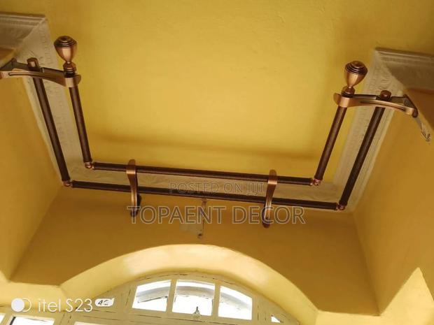 Solid Support,Built Tough, Powder Coated Curtain Rods
