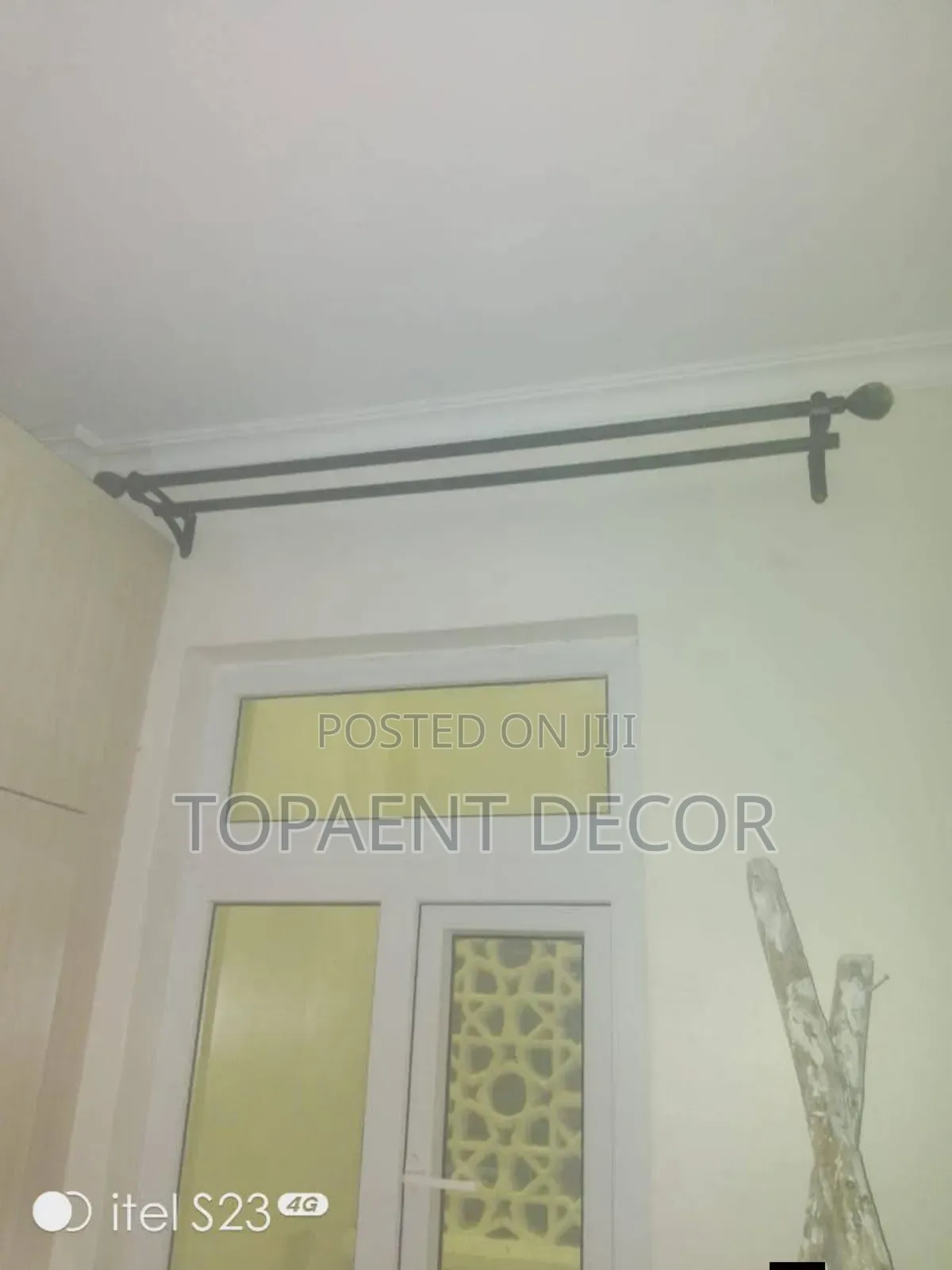 Strong Lines,Smooth Shine Sheer Powder Coated Window Rods