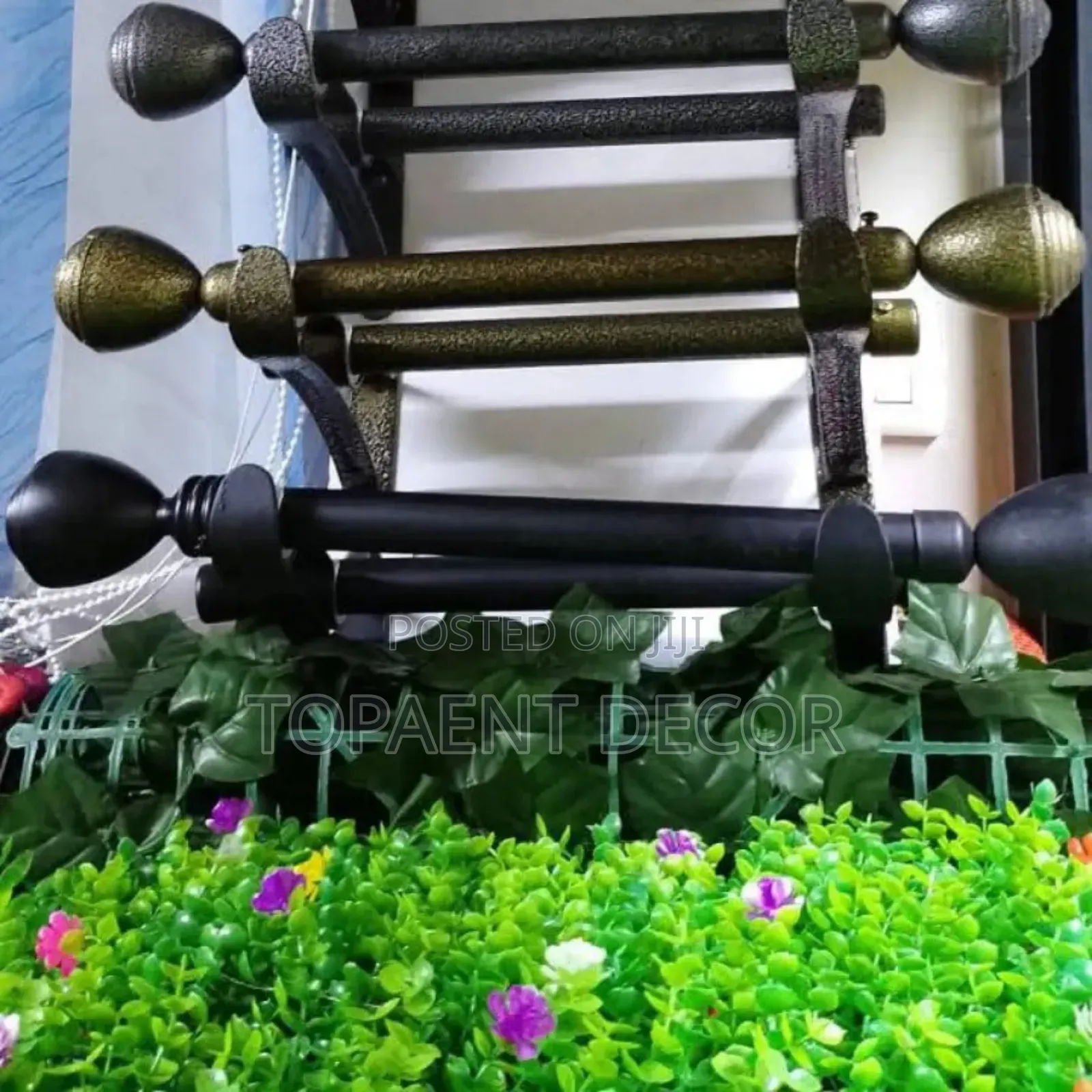Designed for Grip,Made to Last Powder Coated Curtain Rods