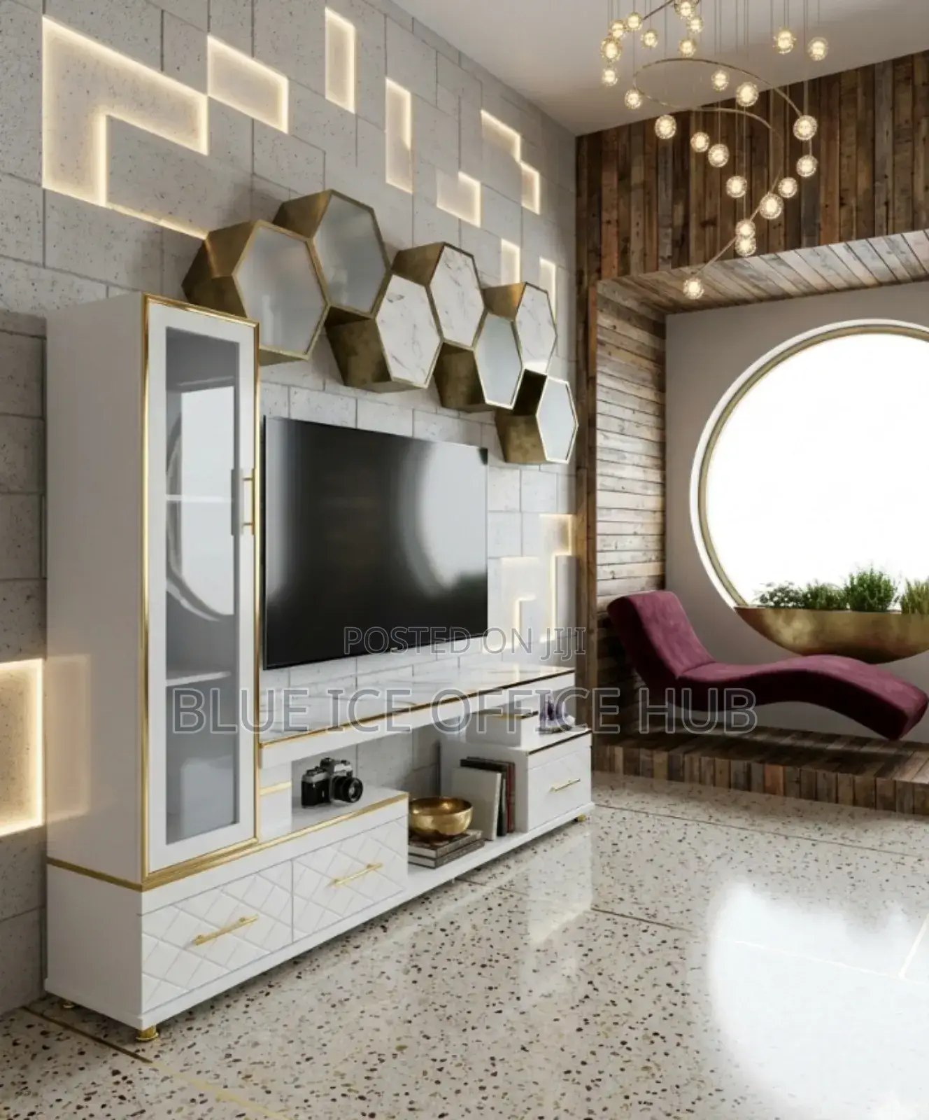 Tv Stand With Cupboard Cabinet