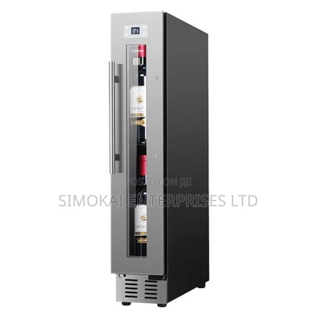 Super-Slim 9 Bottle Wine Refrigerator in Stainless Steel