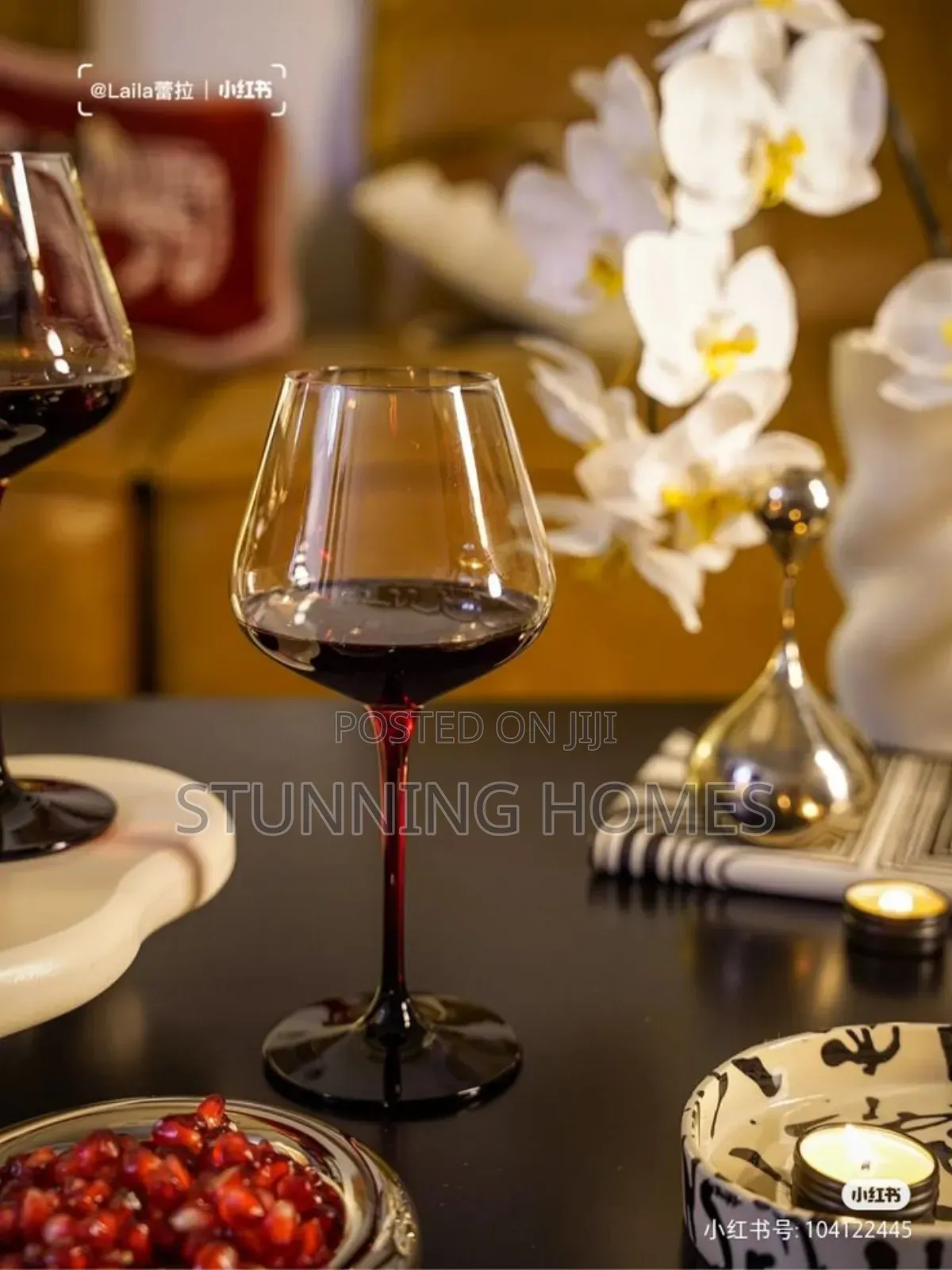 5 Elegant Burgundy Wine Glasses
