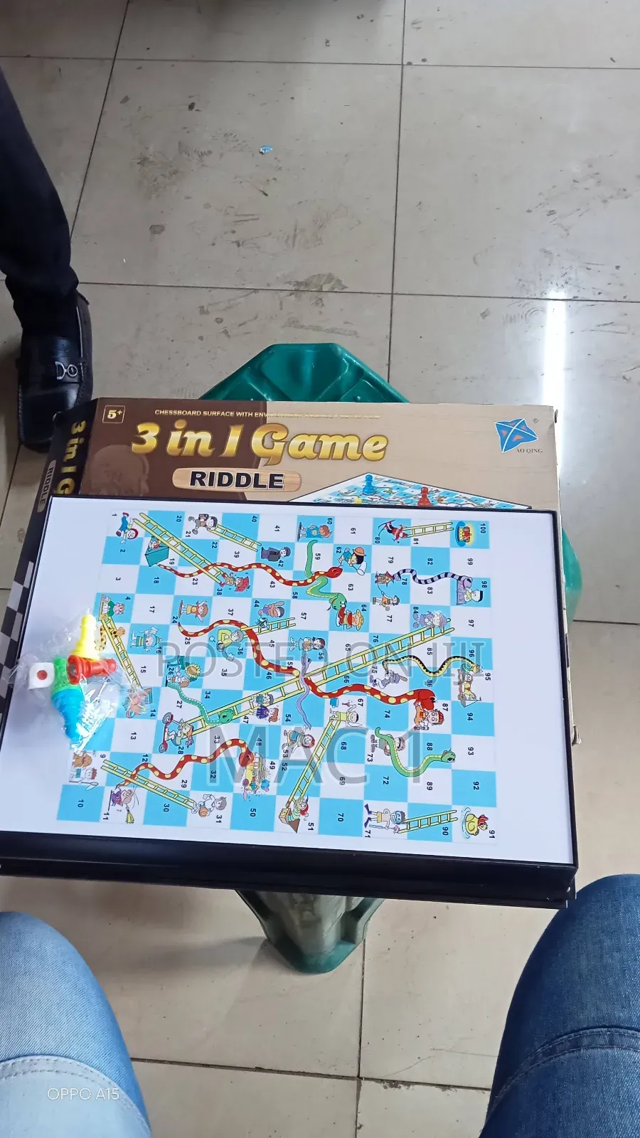 Magnetic Foldable 3 in 2 Board Game for Kids and Adults