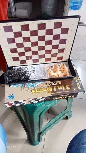 Magnetic Foldable 3 in 2 Board Game for Kids and Adults