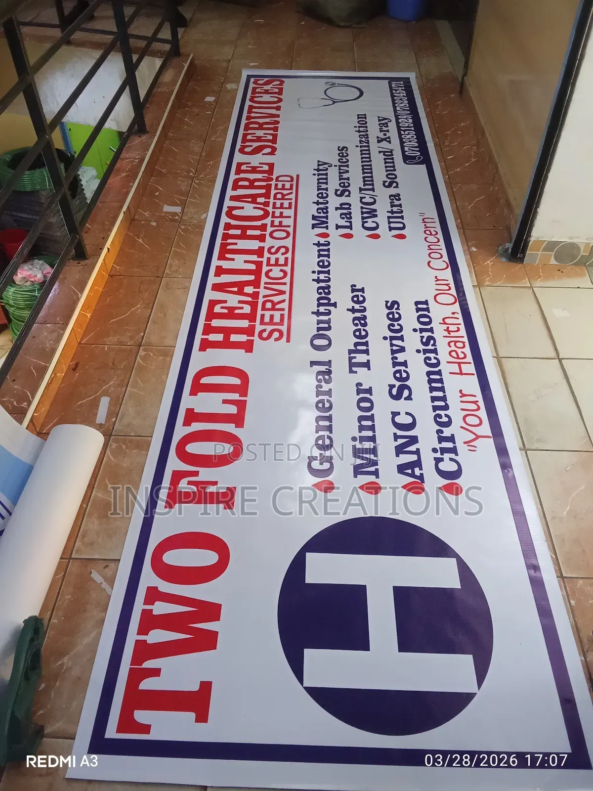 Horizonal Big Banners Printing Services * --