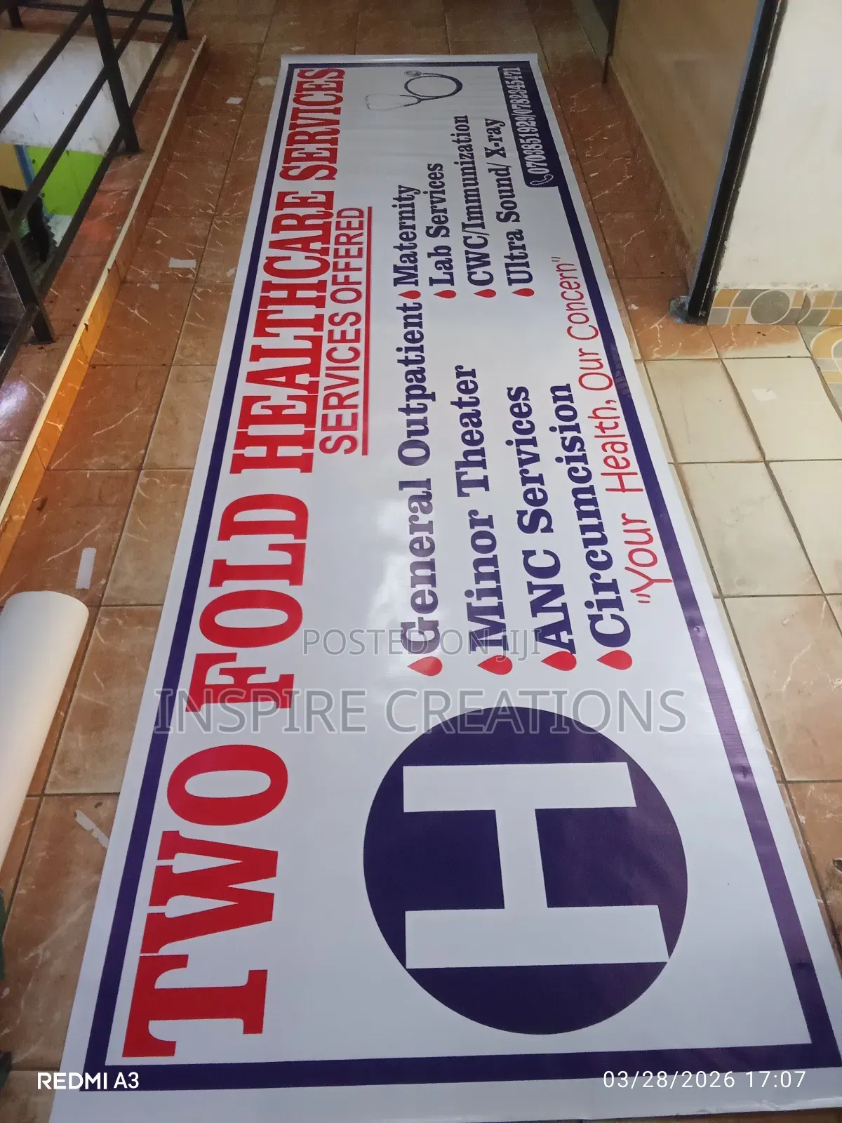 Horizonal Big Banners Printing Services * --