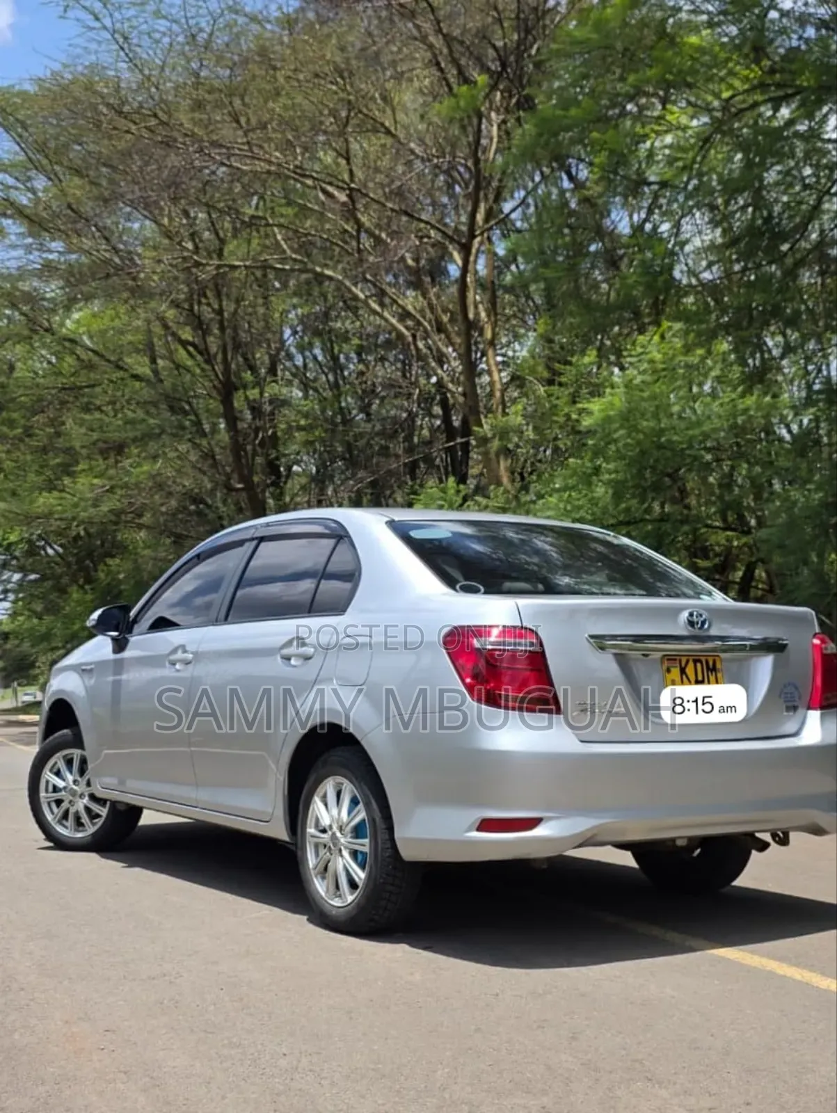 Toyota Axio 2016 Silver