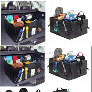 Large Capacity Divided High Quality Car Boot Organizer