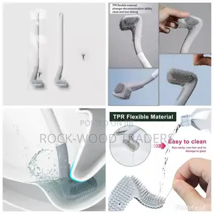 Silicone Bristle Toilet Brush