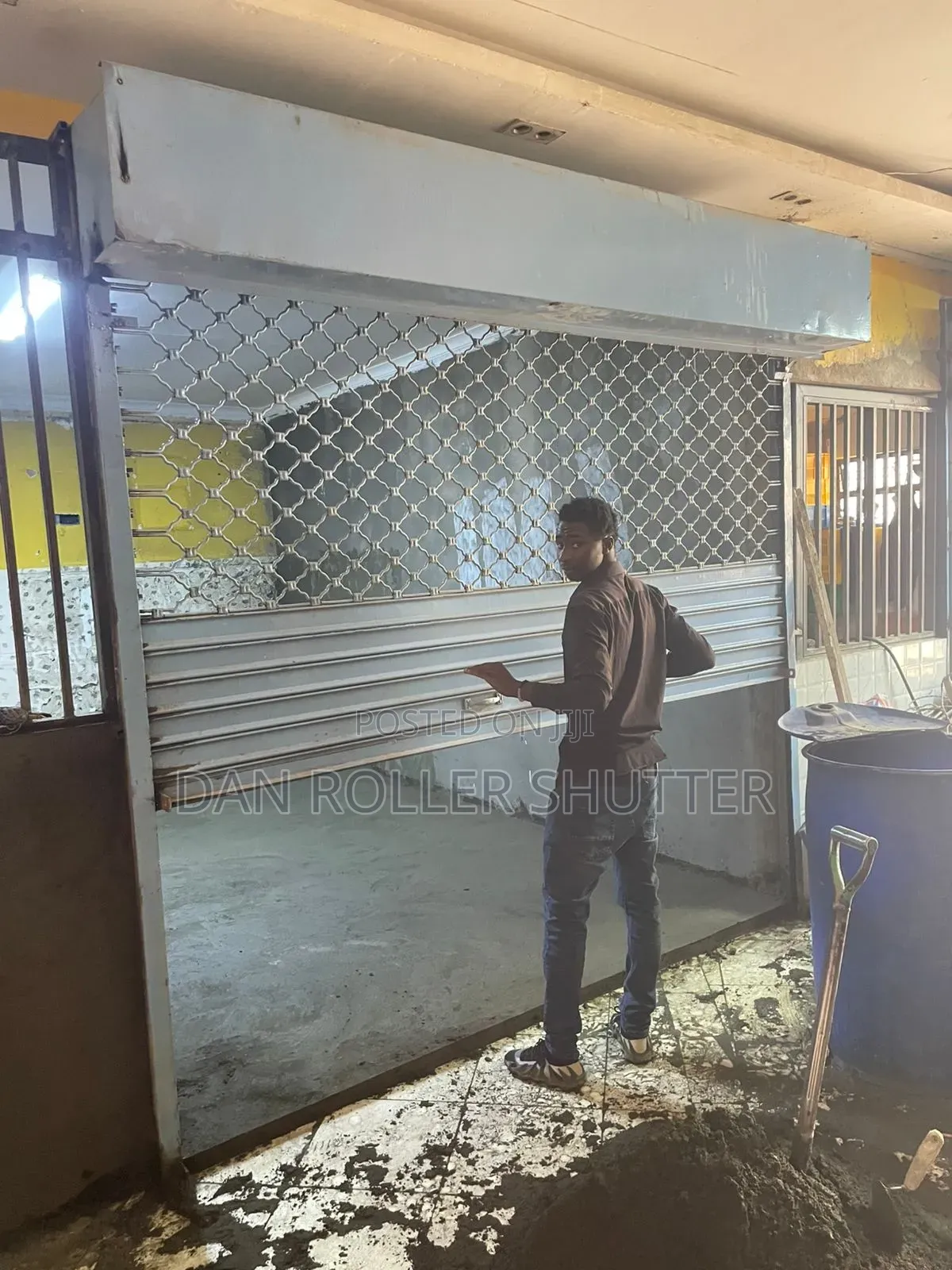 Electric Warehouse Security Door –