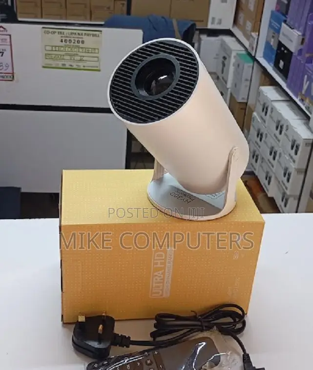 Hy 300 Projector Dual- Band Wifi Portable Projector Bluetooth Connect