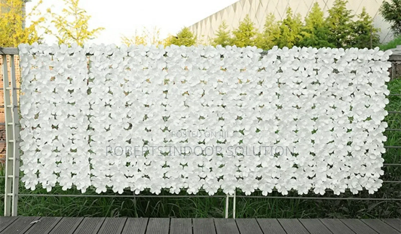 Contemporary White Privacy Panels: Standard