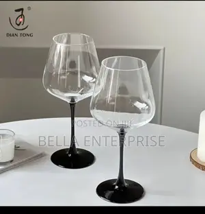 Available Elegant Burgundy Crystal Wine Glassluxury Crystal Wine Glass