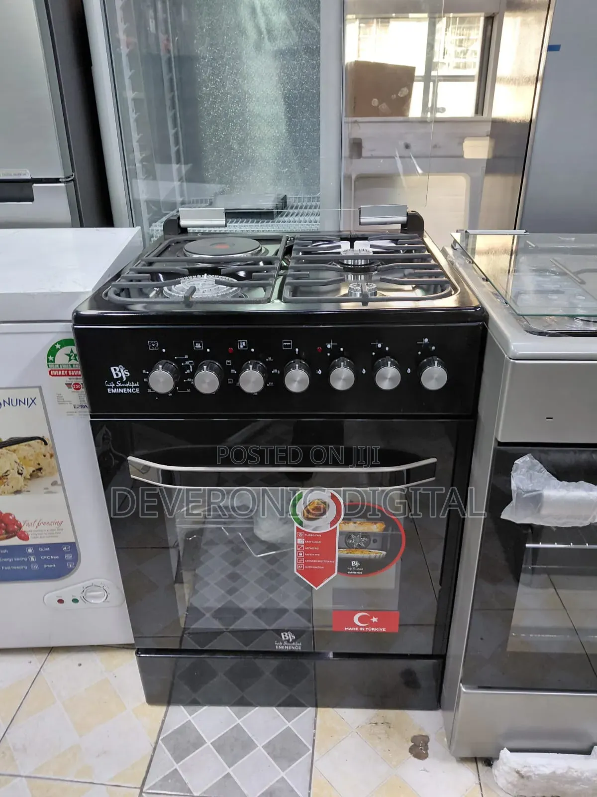BJS Eminence 3g 1e Standing Cooker With Wok Burner