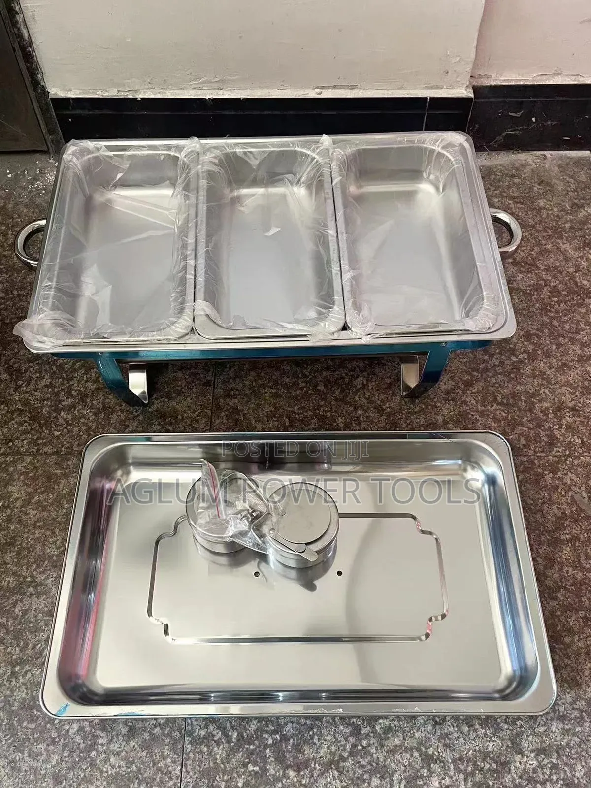 Chaffing Available 3 In 1 Stainless Steel