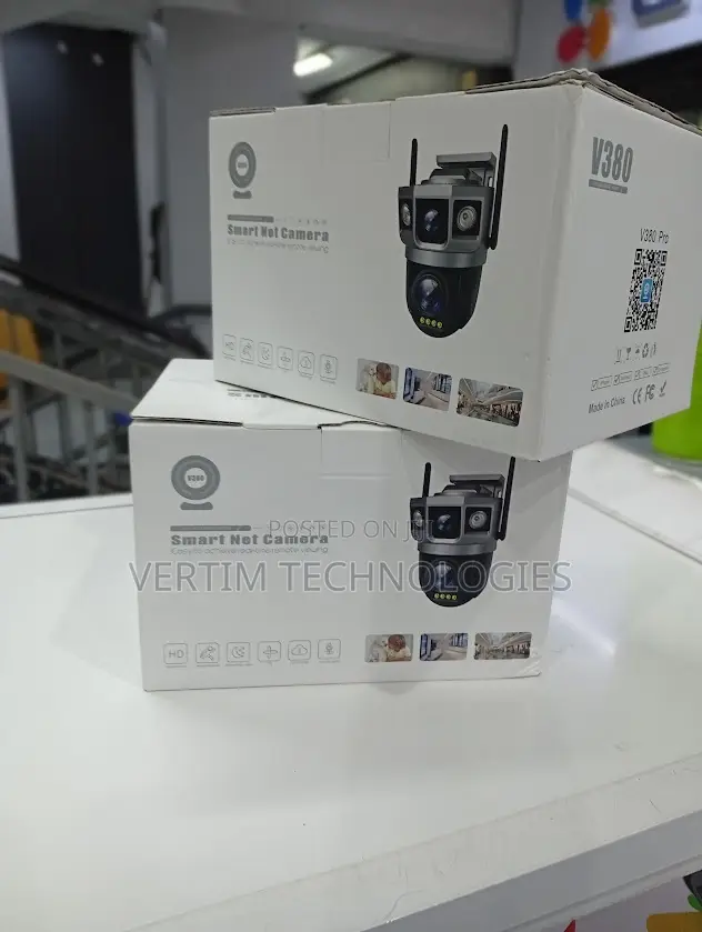 Dual Lens Security Camera V380 Pro Outdoor 4g PTZ Camera