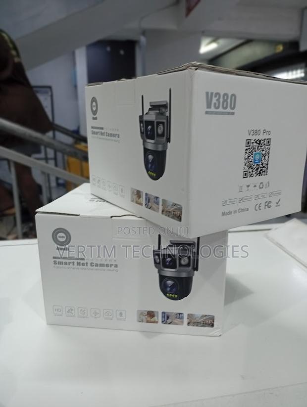 Ac Powered V380 Pro 4g Dual Lens PTZ Camera