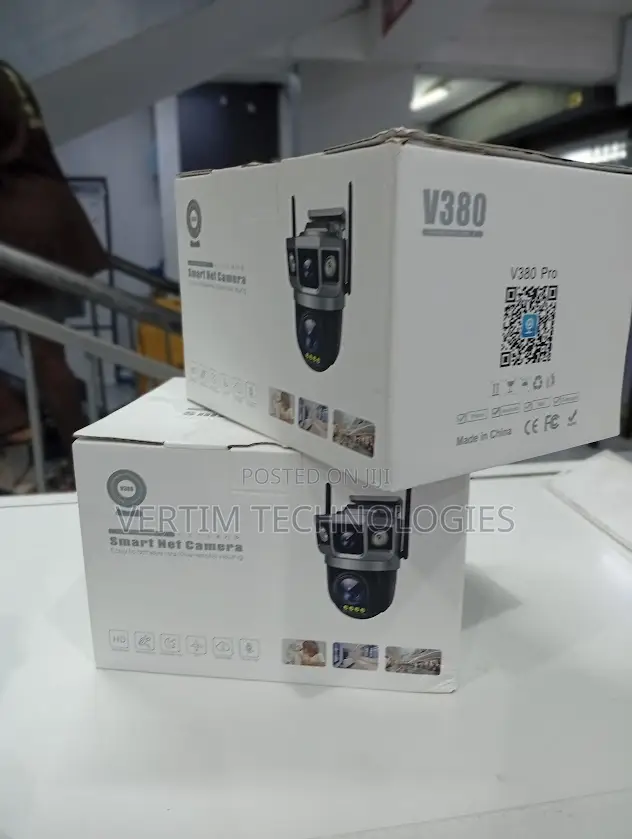 Ac Powered V380 Pro 4g Dual Lens PTZ Camera