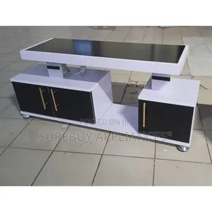 4ft Istanbul Tv Stand MDF Wooden Cabinet With Led Lighting Storage